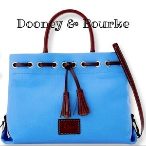 New Dooney & Bourke Blue Wakefield Tassel Handbag